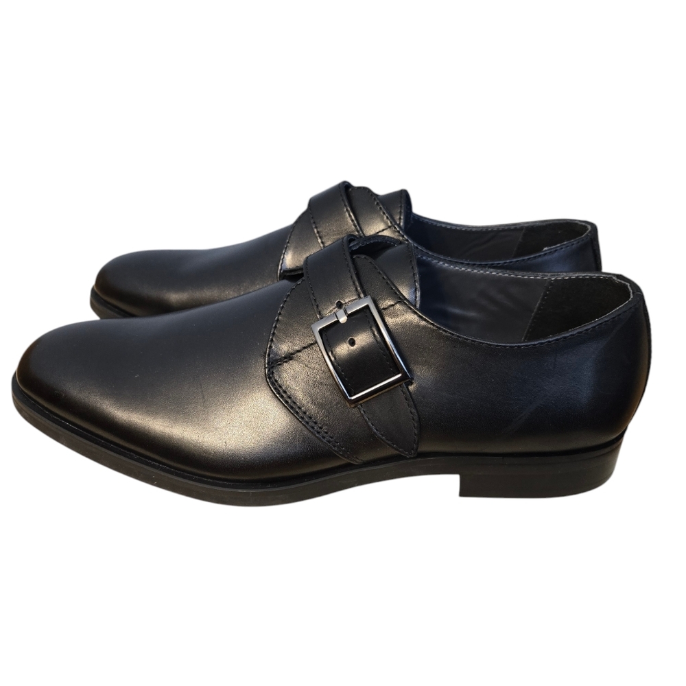 Nordstrom Black monk Orthilite dress shoe men